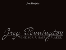 Tablet Screenshot of penningtonwindsorchairs.com